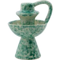 House Doctor Fyrfadsstager House Doctor Lysestage 14 cm Grøn Fyrfadsstage