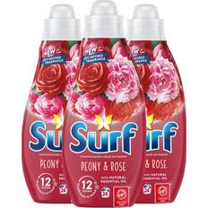 Surf Cleaning Equipment & Cleaning Agents Surf Peony and Rose Laundry Detergent 24 Washes 650ml 3 Pack