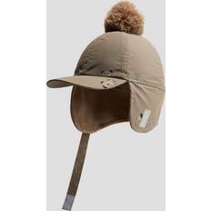 Bebisar Kepsar Barnkläder H&M Fleecefodrad Keps Med Öronlappar - Beige/Hundar