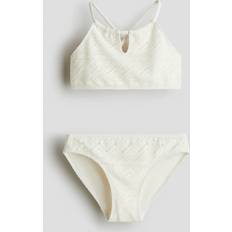 H&M Crocheted-look Bikini - White