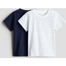 H&M Cotton T-shirts 2-pack - Blue