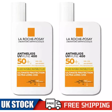 La Roche-Posay 2 Pcs Anthelios SPF 50+ Ultra Protection Invisible Fluid Cream