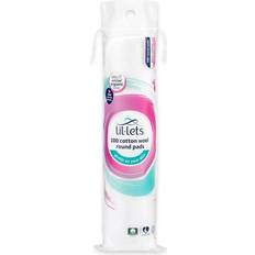 Organic Cotton Pads & Swabs Lil-Lets 100 Cotton Wool Round Pads