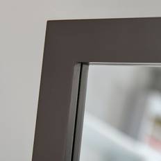 Brown Floor Mirrors Homcom Freestanding Dressing Bedroom Tall Adjustable Angle 148x47 cm Brown Floor Mirror