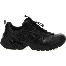 Balmain Herr Sneakers Balmain Sneakers Med Präglad Logga Och Plattformsula - Black