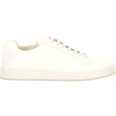 Monogram Leather Trainers - White