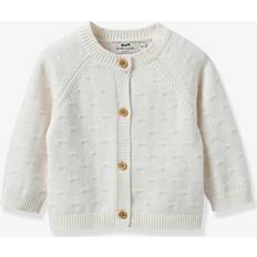 Pink Cardigans Cyrillus Baby Strickjacke aus Bio-Baumwolle - Hellrosa