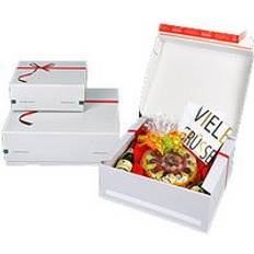 Cardboard Boxes Colompac Postal Gift Boxes 30 x With Red Ribbon