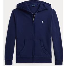 Ralph Lauren Børnetøj Ralph Lauren Boys Cotton Zip-Up Hoodie - Navy Blue