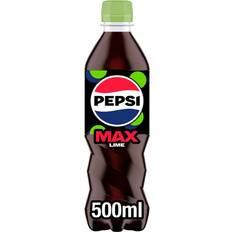 Pepsi Max Lime No Sugar Cola Bottle 500 Ml 50cl