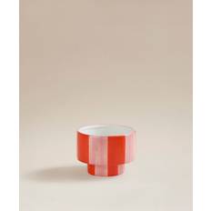 George Home Glossy Red & Pink Plant Pot