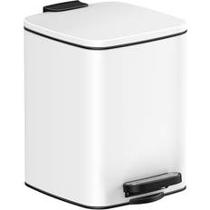 Cleaning Equipment & Cleaning Agents Songmics Small Steel Pedal Toilet Bin 23.9 x 19.3 x 25.5 cm