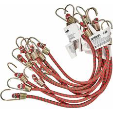 Bungee Cords & Ratchet Straps AmTech 10pcs 10 Inch Mini Bungee Cords with Heavy Duty Hooks