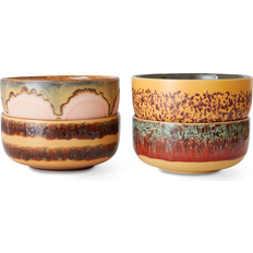 Dessert Bowls HKliving 70's 4 Pieces Harbour Dessert Bowl