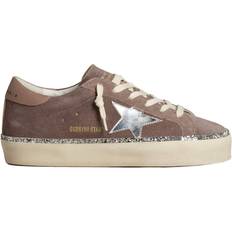 Viscose Trainers GOLDEN GOOSE Hi Star Leather Sneakers - Women's