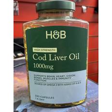 Holland & Barrett Cod Liver Oil 1000mg 240 Capsules