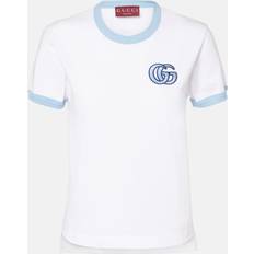 Gucci Tops Gucci Double G Cotton Jersey T-shirt - White