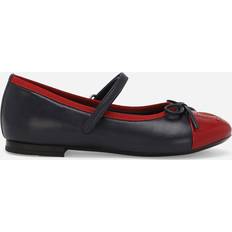 Multicoloured - Women Low Shoes Dolce & Gabbana Calfskin And Patent Leather Ballet Flats Multi-colored