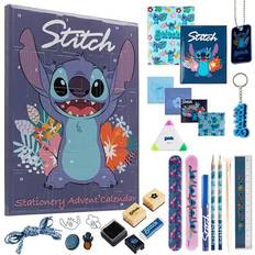 Disney Stitch Adventskalender 2024-24 Überraschungen mit Schreibwaren