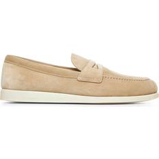 Klassiske Læderloafers - Beige