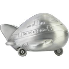 Tooarts Zinc Alloy Air Plane Shape Coin Bank