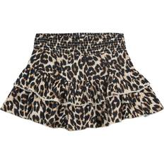 Kids Only Girls Leopard Print Skirt - Black/Black Clara