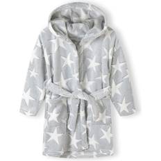 158/164 Morgonrockar Barnkläder Minoti Accappatoio - Grigio/Bianco