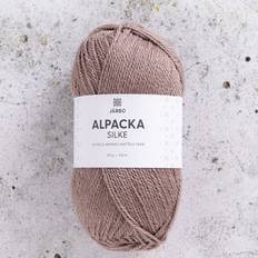 Järbo Alpacka Silk Garn 506 Brun Dromedary