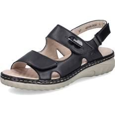 Rieker Sandals Rieker Grenada Womens Sandals - Black/Patent