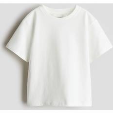 H&M T-shirt I Pimabomull Med Lös Passform - Vit
