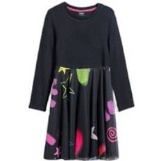 Desigual Girl T-shirt Dress Lisa - Noir