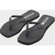 Flip-Flops PrettyLittleThing Square Toe Flip Flop - Black