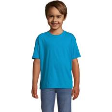 Regent Barn T-Shirt 150g Med Logotyp - Aqua