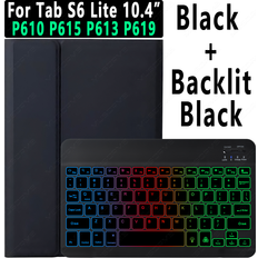 Black Keyboard Case For Samsung Galaxy Tab S6 Lite