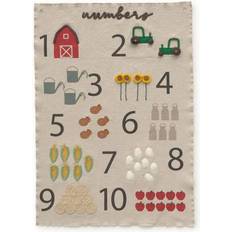 Lorena Canals Indretningsdetaljer Lorena Canals Wall Hanger Farm Numbers 70 x 100 cm
