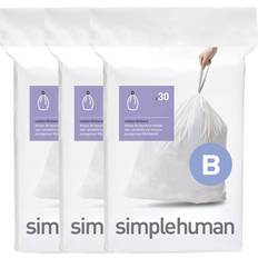 Simplehuman Cleaning Equipment & Cleaning Agents Simplehuman CW0251 Code B Custom Fit Bin Liner Bulk Pack of 30
