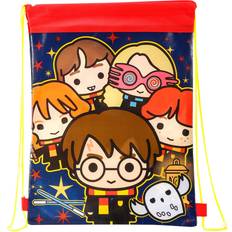 Multicoloured Gymsacks Harry Potter Kids Drawstring Sports Gym Bag - Lightweight Multicolour