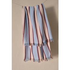 Hamam håndklæder Ellos Strandhåndklæde Flossie Hamam Beachtowel - Blå Badehåndklæde Blå