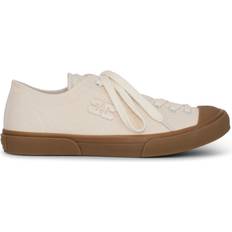 Ganni Trainers Ganni Logo-Embroidered Organic Cotton Sneakers - Women - Neutrals