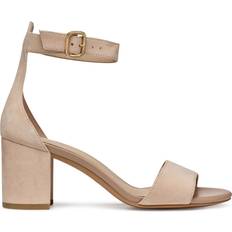 Geox Virnilisa 65 Suede Sandals - Nude