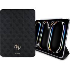 iPad Pro 13 2024 Tasche Book Case Cover Folio Magnet 4G Big Logo Black
