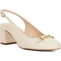 Dune London Heels & Pumps Dune London Dreaming Croc Slingback - Ecru