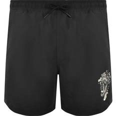 Pretty Green Aquarelle Swim Shorts - Black