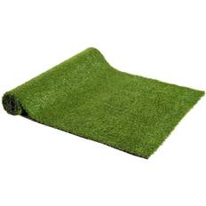 Gazons Artificiels OutSunny Gazon Synthétique Artificiel Moquette Extérieure 2,5 cm Vert