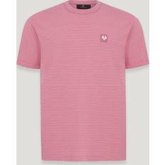 Belstaff T-shirts Belstaff Micro Striped T-shirt - Magenta