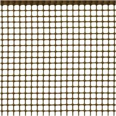 Reti per recinzione tenax Rete Protettiva in Plastica Quadra 10 Marrone 0.50 x 5 m