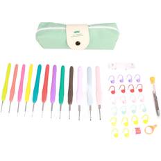 Tomtop Jms 46pcs Crochet Hook Set with Workbag