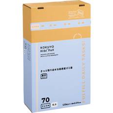 Cleaning Equipment & Cleaning Agents Kokuyo Hibi Full Quick Removal Low Density Garbage Bags 70L Milky White 120 Sheets