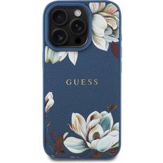 Mobiltilbehør Guess Grained Printed Flower Pattern MagSafe iPhone 16 Pro Max