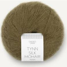Garn & Håndarbejdsudstyr Sandnes Garn Tynn Silk Mohair 9873 Dark Olive